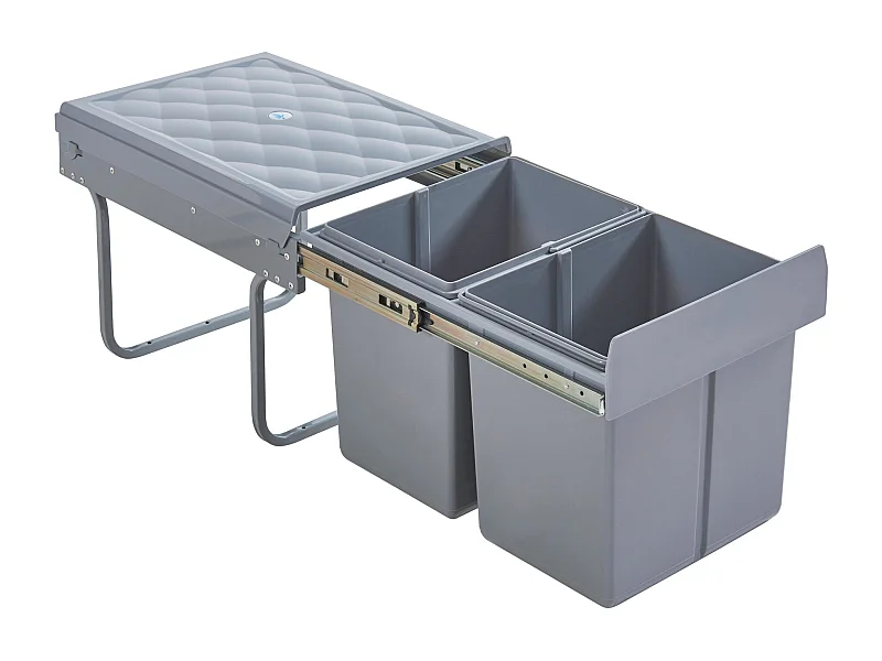 Pattumiera da incasso 2 x 15 litri 48 x 34 x 42 cm grigio 03_0008203