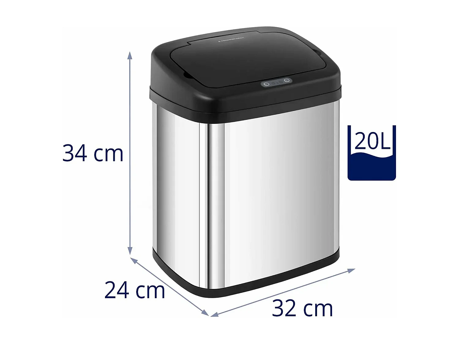 Poubelle automatique cuisine 20 24 x 32 x 34 cm 14_0003084