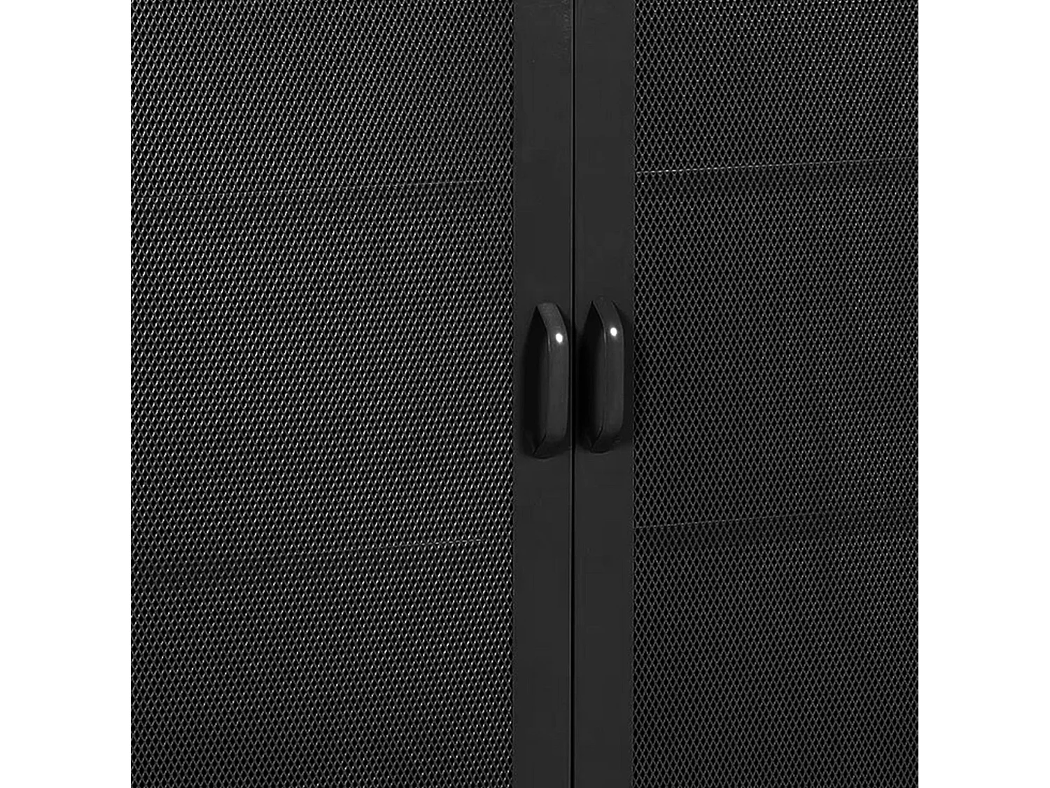 Aparador de metal em aço 102 x 80 x 40 cm preto 03_0006610