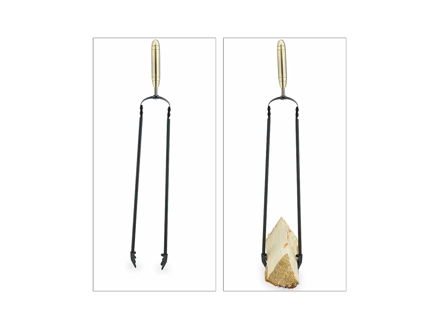 Ensemble serviteur de cheminée noire 22 x 17 x 65.5 cm 13_0002444