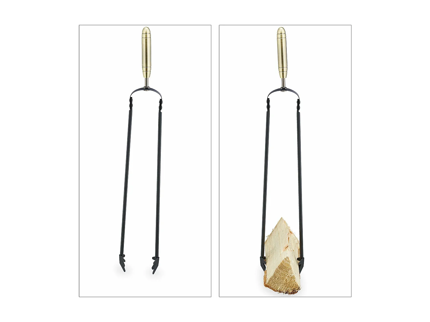 Set servitore per camino 5 pezzi acciaio ottone accessorio pala scopa porta attizzatoio nero 13_0002444