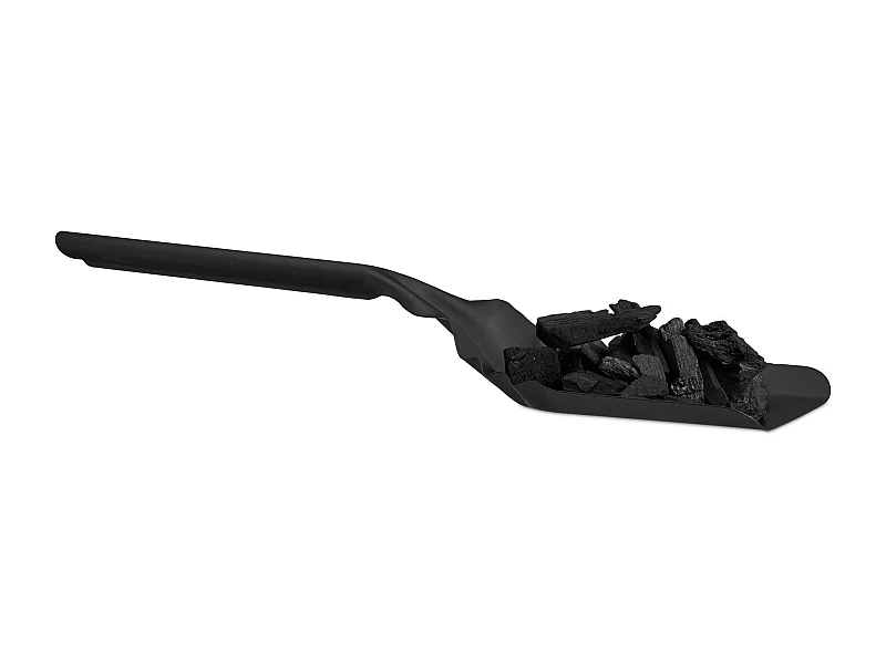 Camino pala cenere 49 cm acciaio forno fornello nero 13_0001953