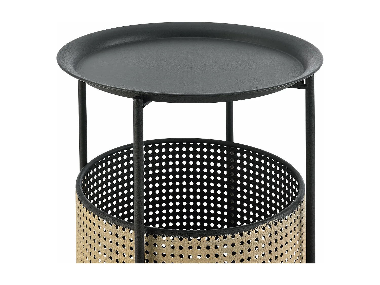 Mesa de centro com tampo removível 40 x 35cm preto areia 03_0008523