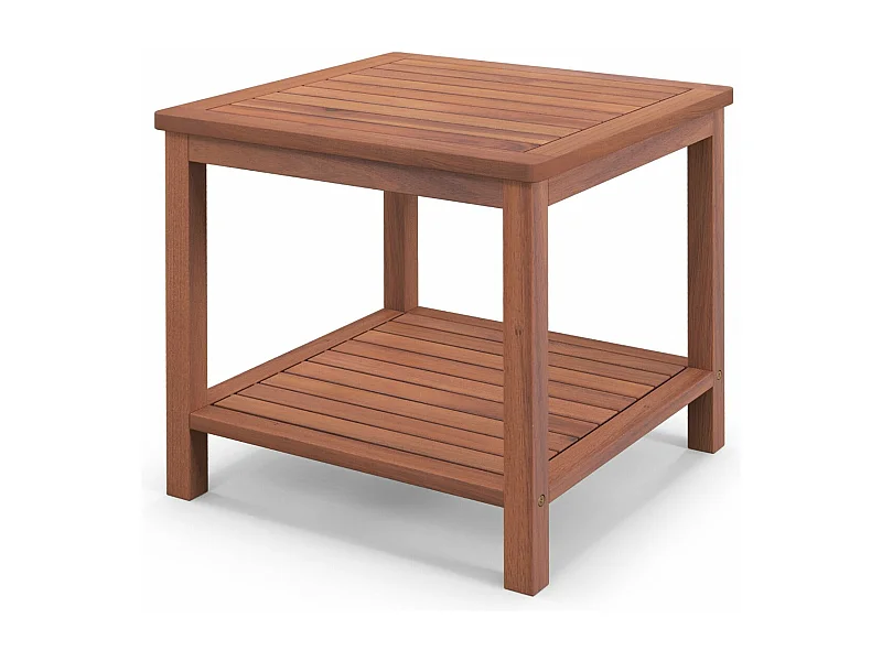 Table d'appoint en bois bois marron 45 x 45 x 45 cm 20_0009367