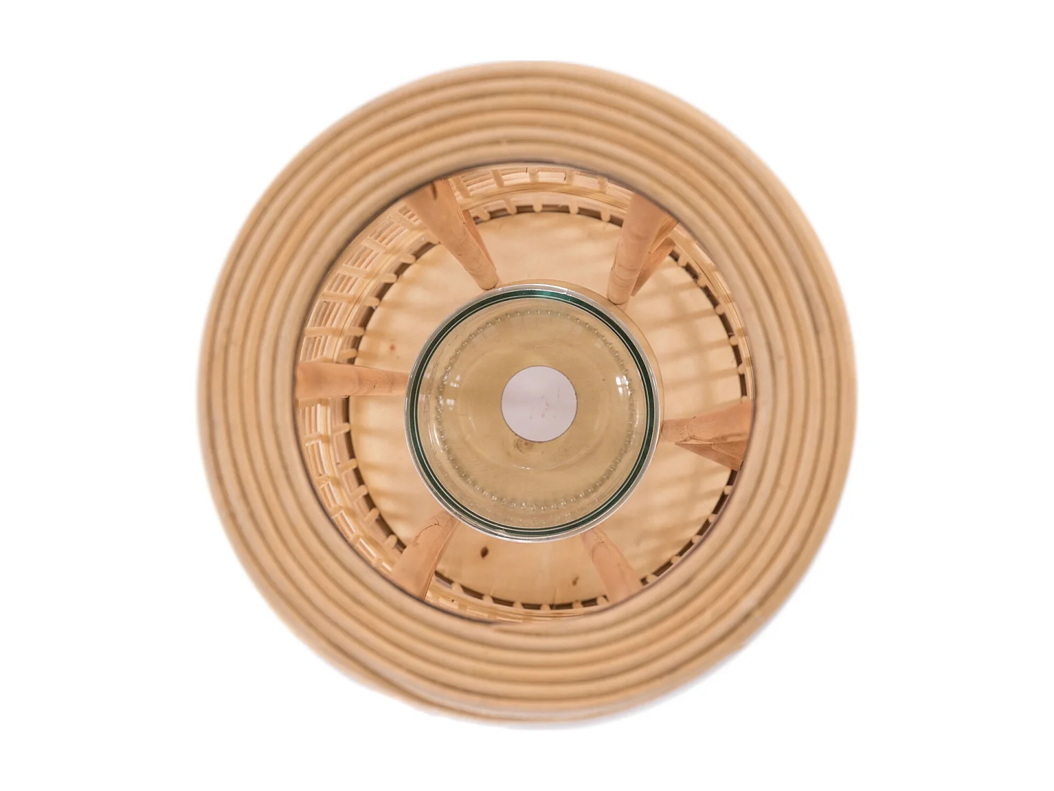 LANTERNE Iva | Couleurs naturelles | avec insert en verre | chandelier | lampadaire | lampe en bambou | lanterne | porte-bougie | luminaire