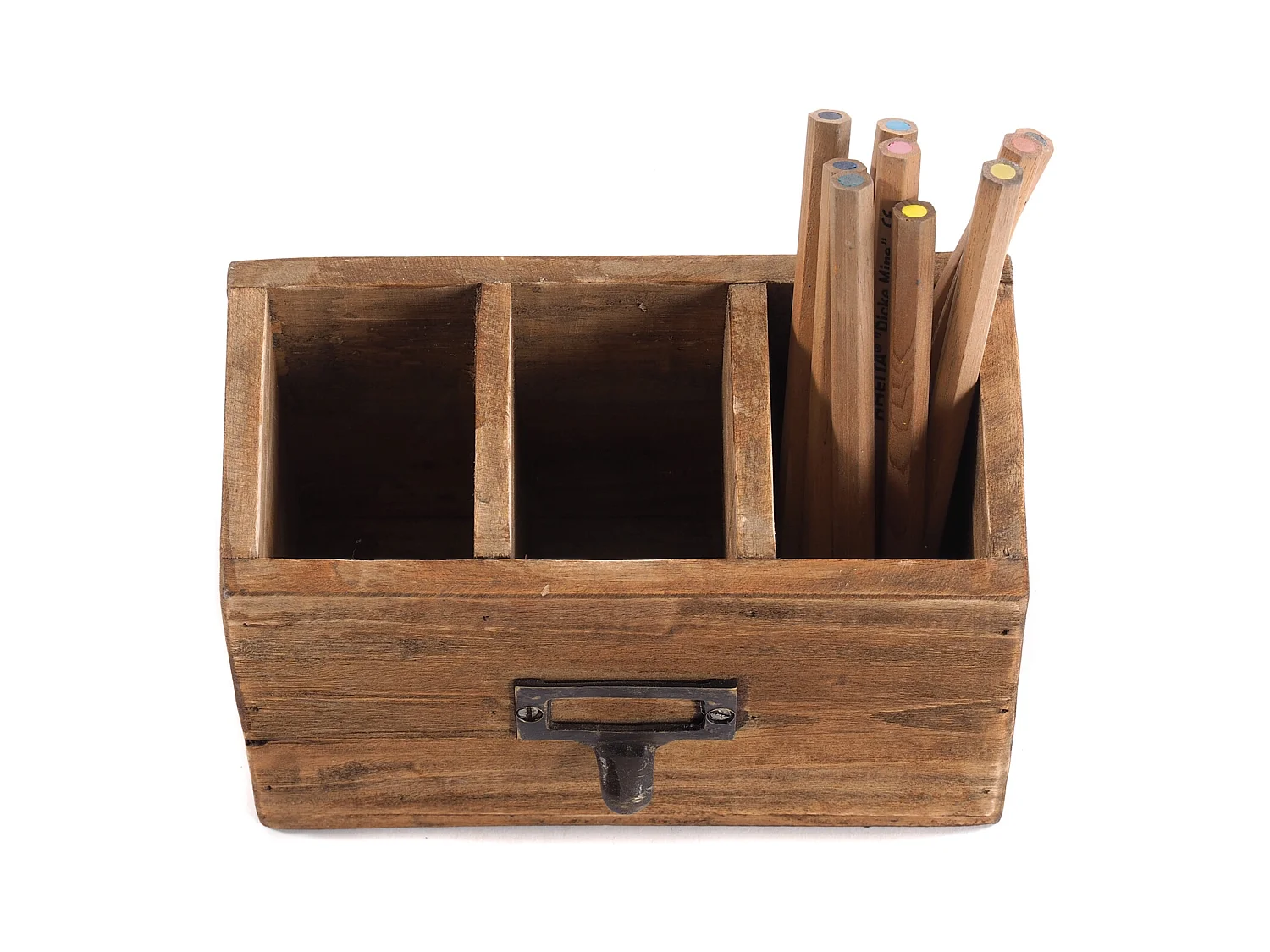 BOÎTE À CRAYONS Vintage 19" Acajou 01 natur-vintage