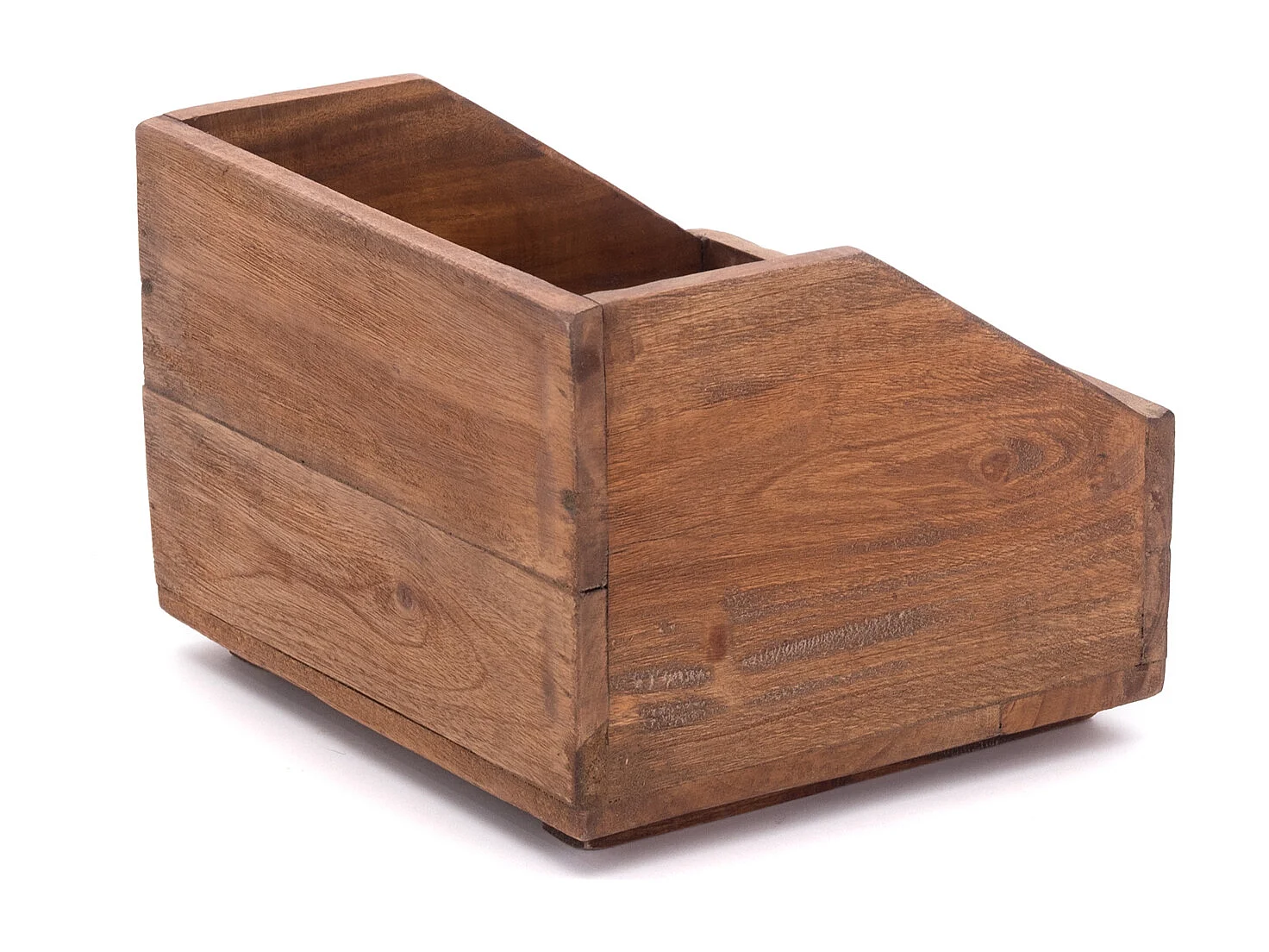 SCHREIBTISCH-ORGANIZER Libro Mahagoni Holz, mit beschreibbarer Tafel naturfarben