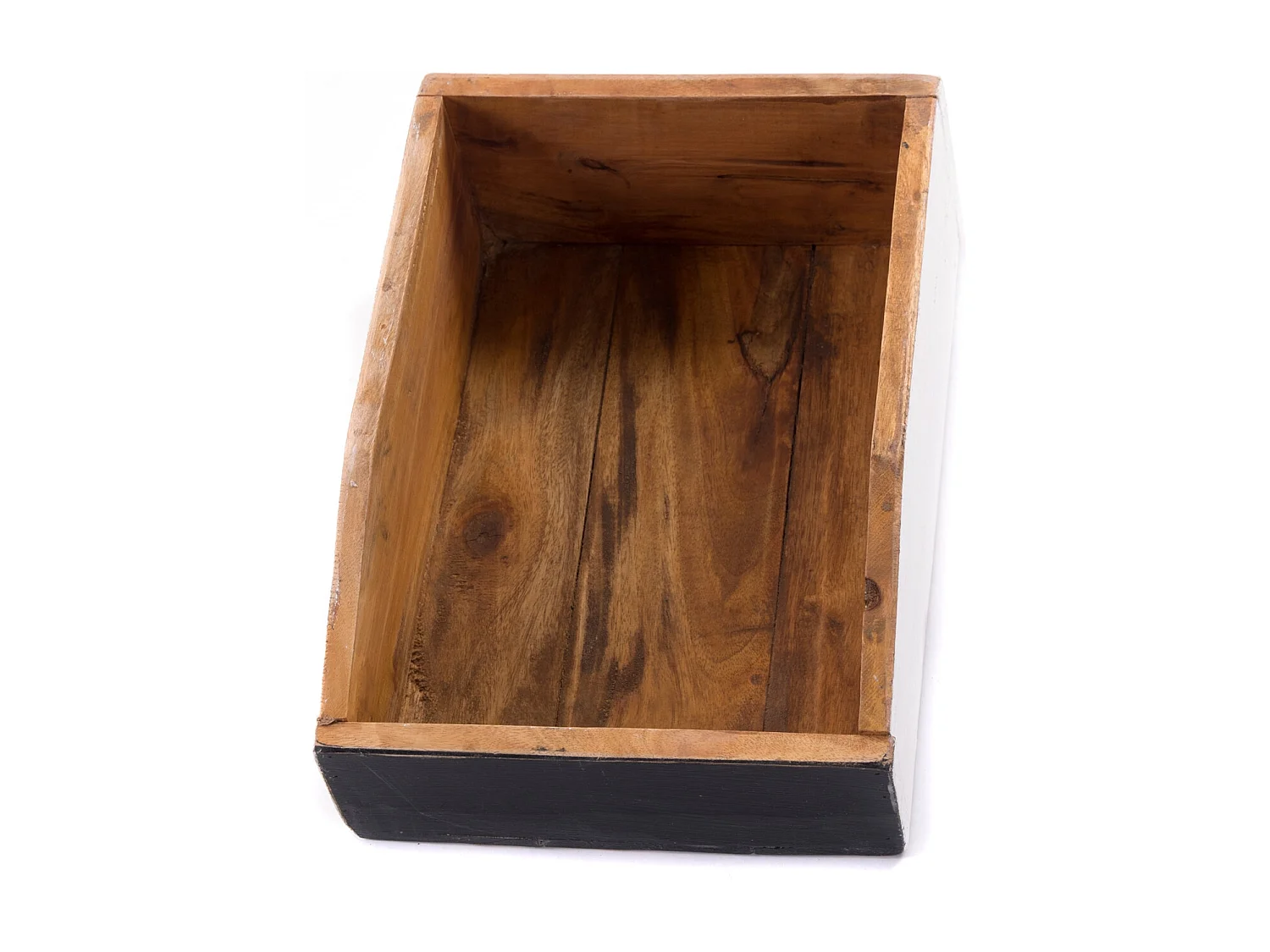 DÉPÔT DE DOCUMENTS Lettre Bois de mahogany, avec tableau écrivable 14 weiß-beschreibbar