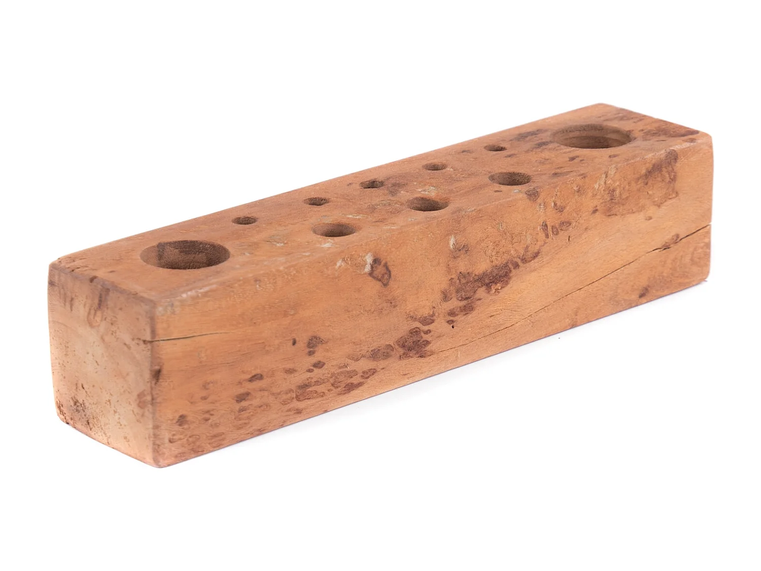 ORGANISATEUR DE BUREAU Station II Bois massif, 10 compartiments ronds couleurs naturelles