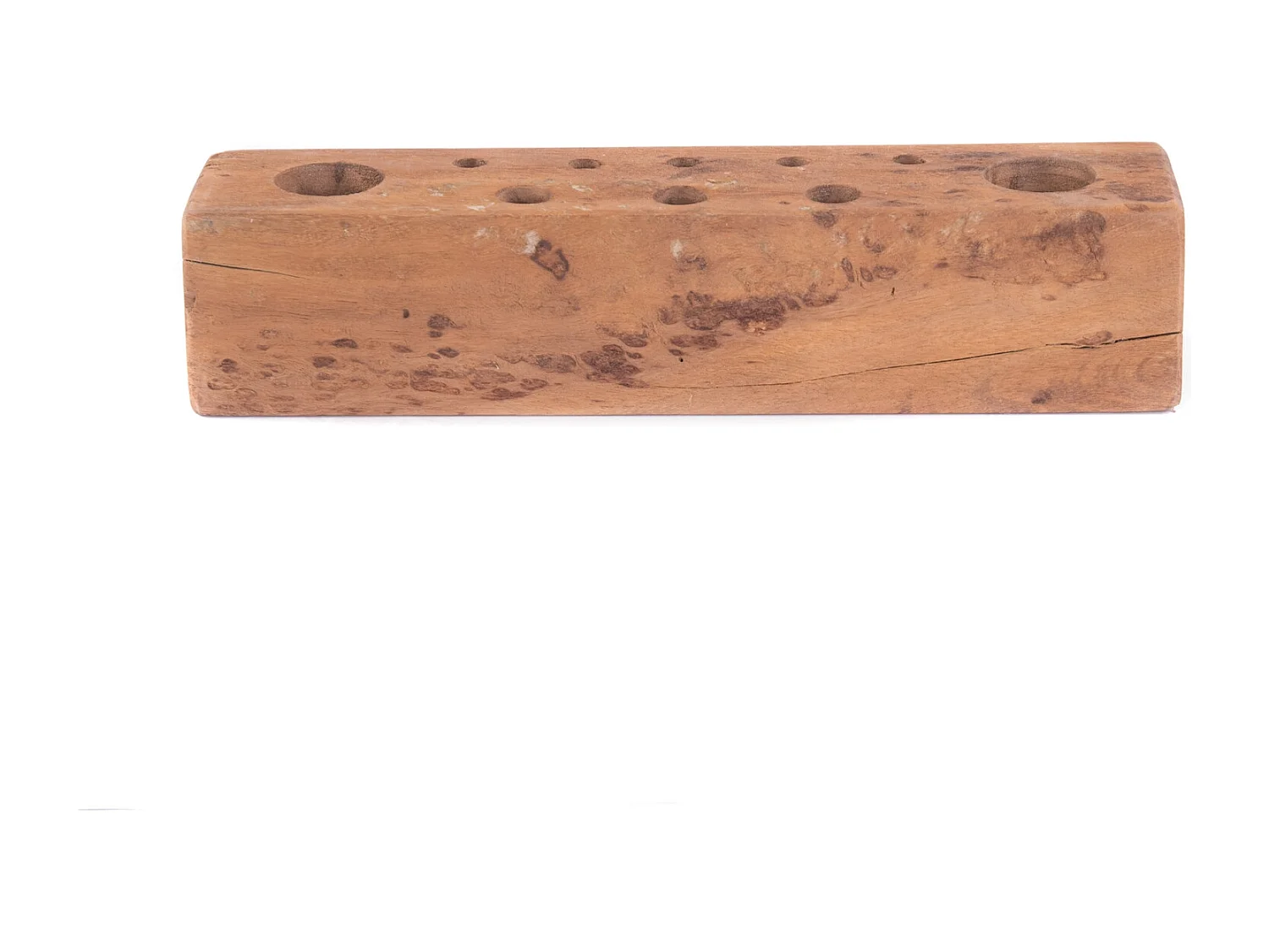 ORGANISATEUR DE BUREAU Station II Bois massif, 10 compartiments ronds couleurs naturelles