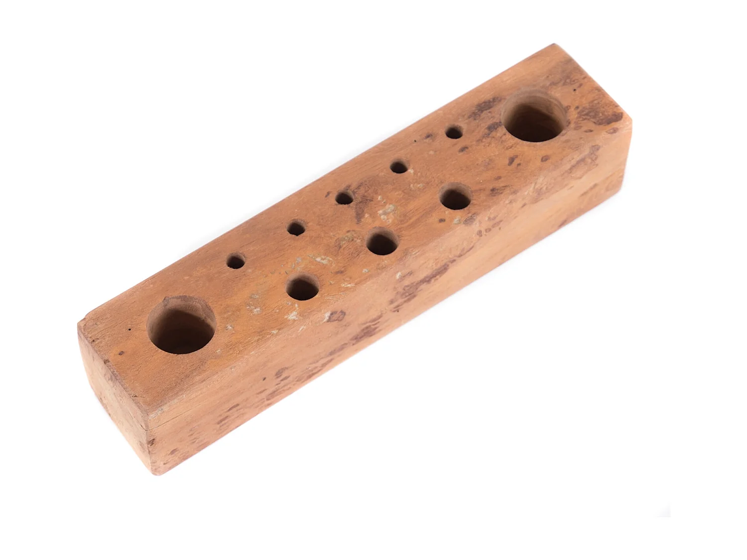 ORGANISATEUR DE BUREAU Station II Bois massif, 10 compartiments ronds couleurs naturelles