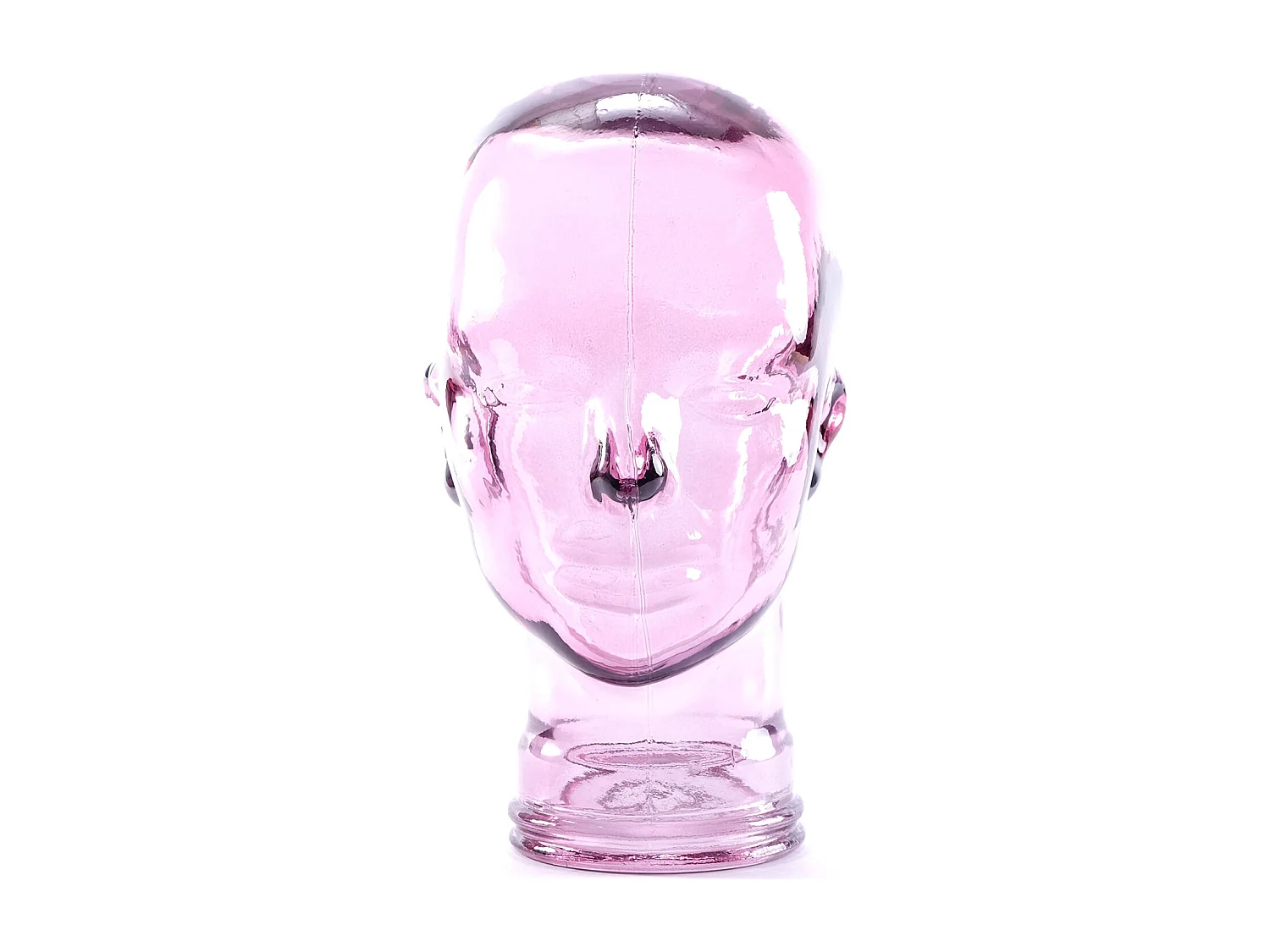 SUPPORT DE CASQUE MICK Verre transparent violet