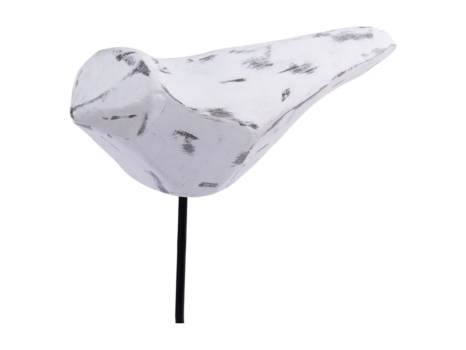 SCULPTURE VOGEL Kikki 42 Socle en bois de mangue blanc-nature