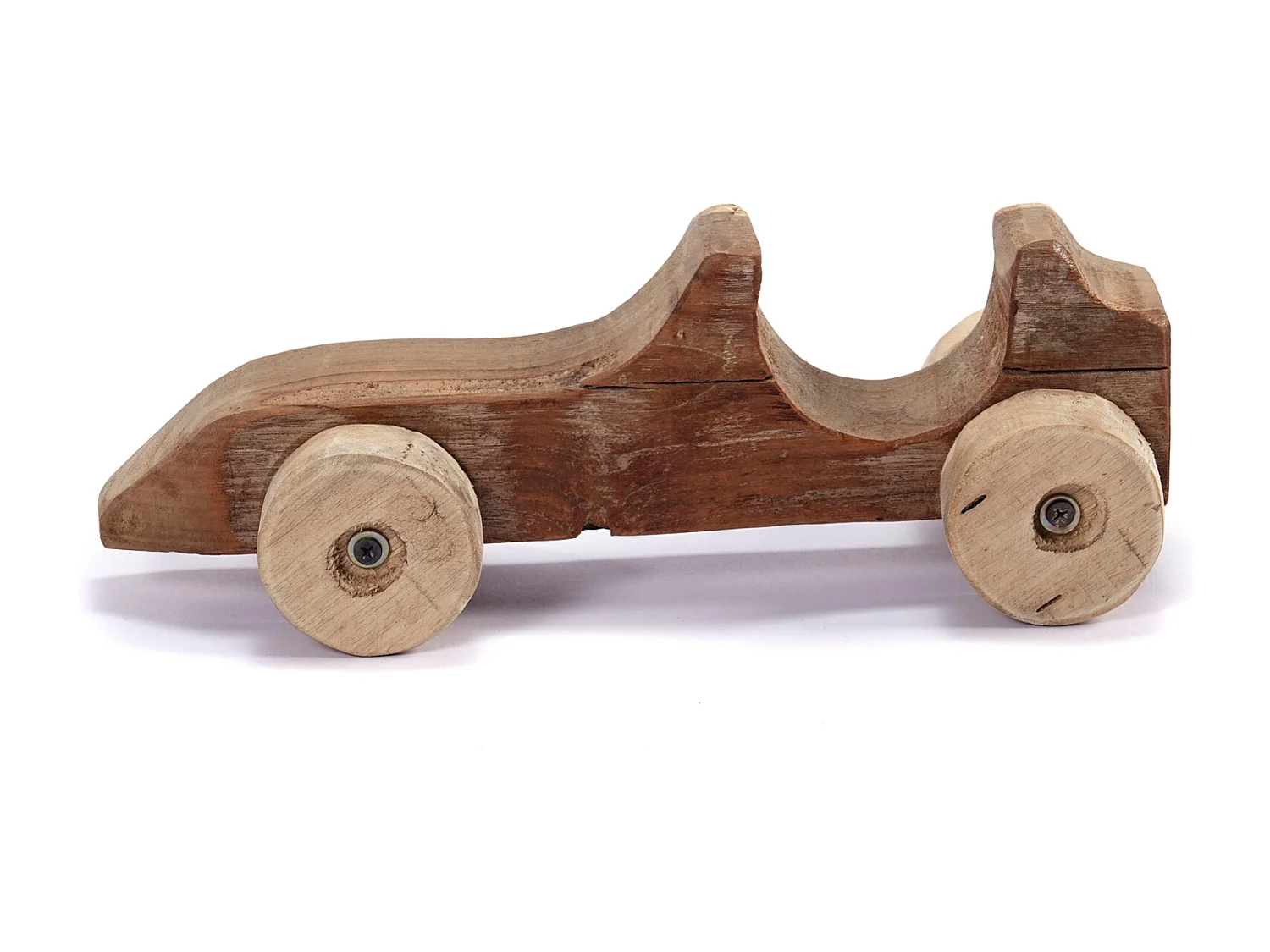 DEKO FIGUR  Speedy Mahagoni Massivholz naturfarben