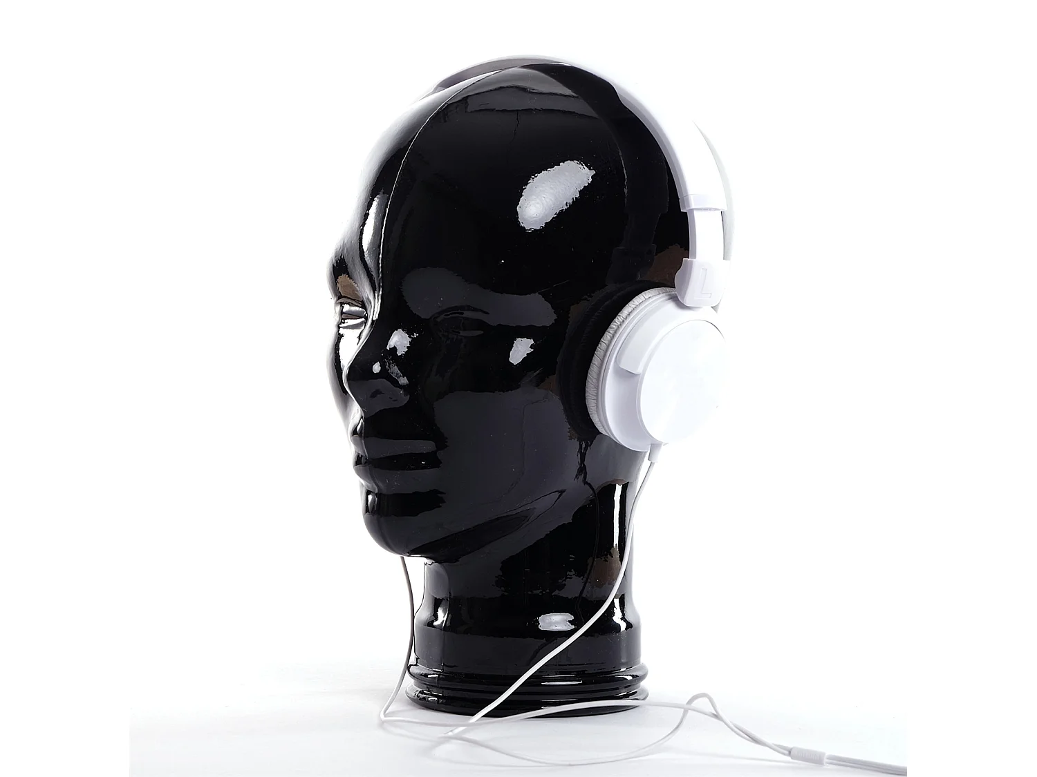 OBJET DÉCORATIF Tête de décoration Mick Verre noir