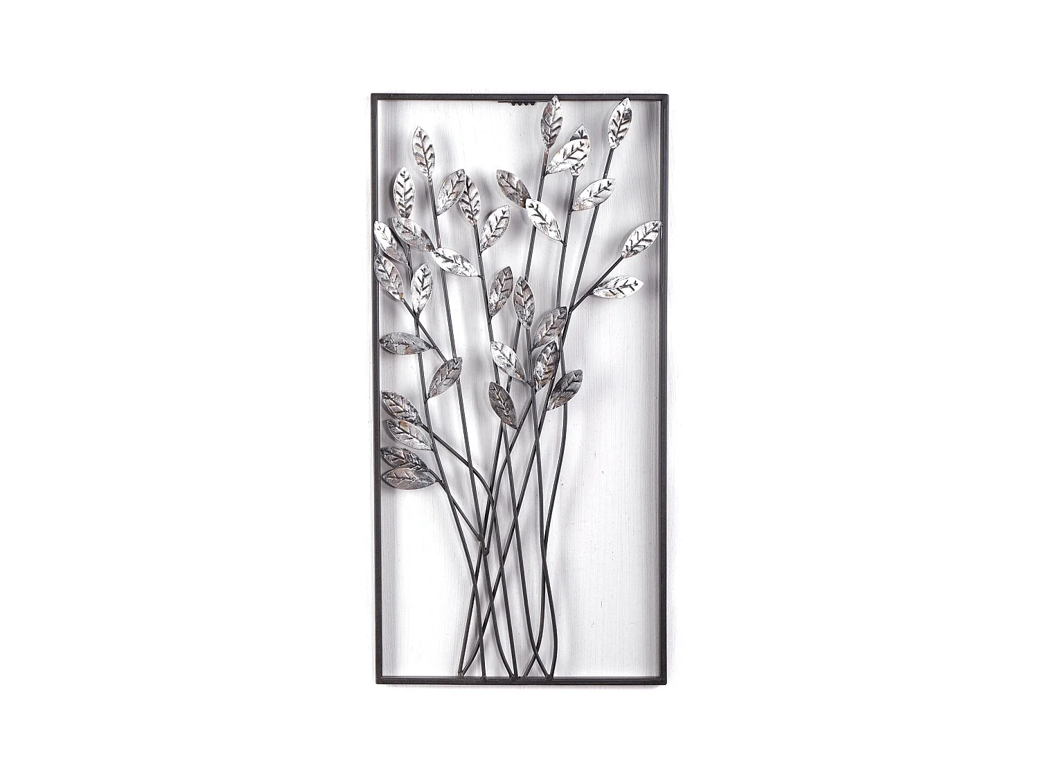 DÉCORATION MURALE Branches Métal argent/brun