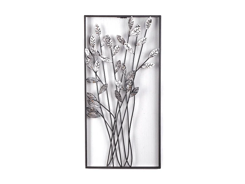 DÉCORATION MURALE Branches Métal argent/brun