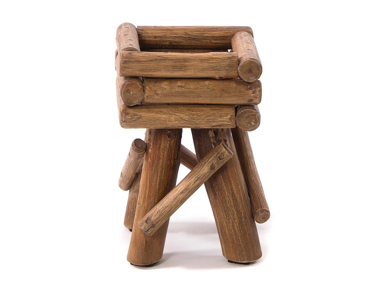 BLUMENTISCH Twist Teakholz