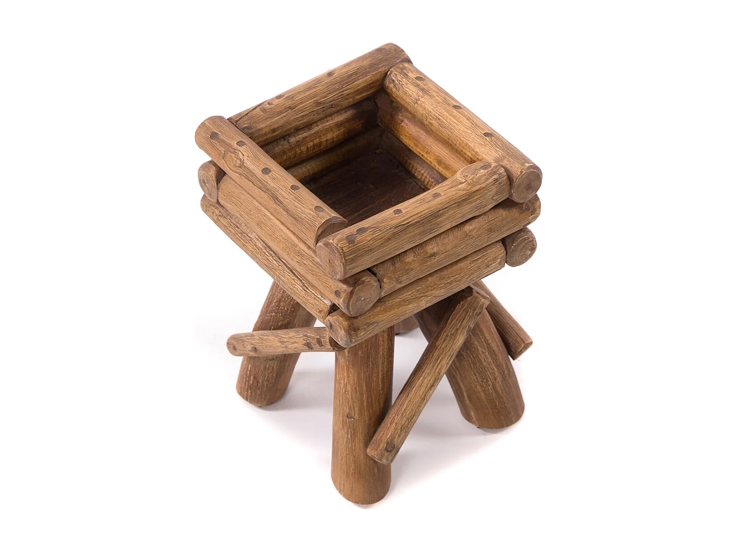 BLUMENTISCH Twist Teakholz