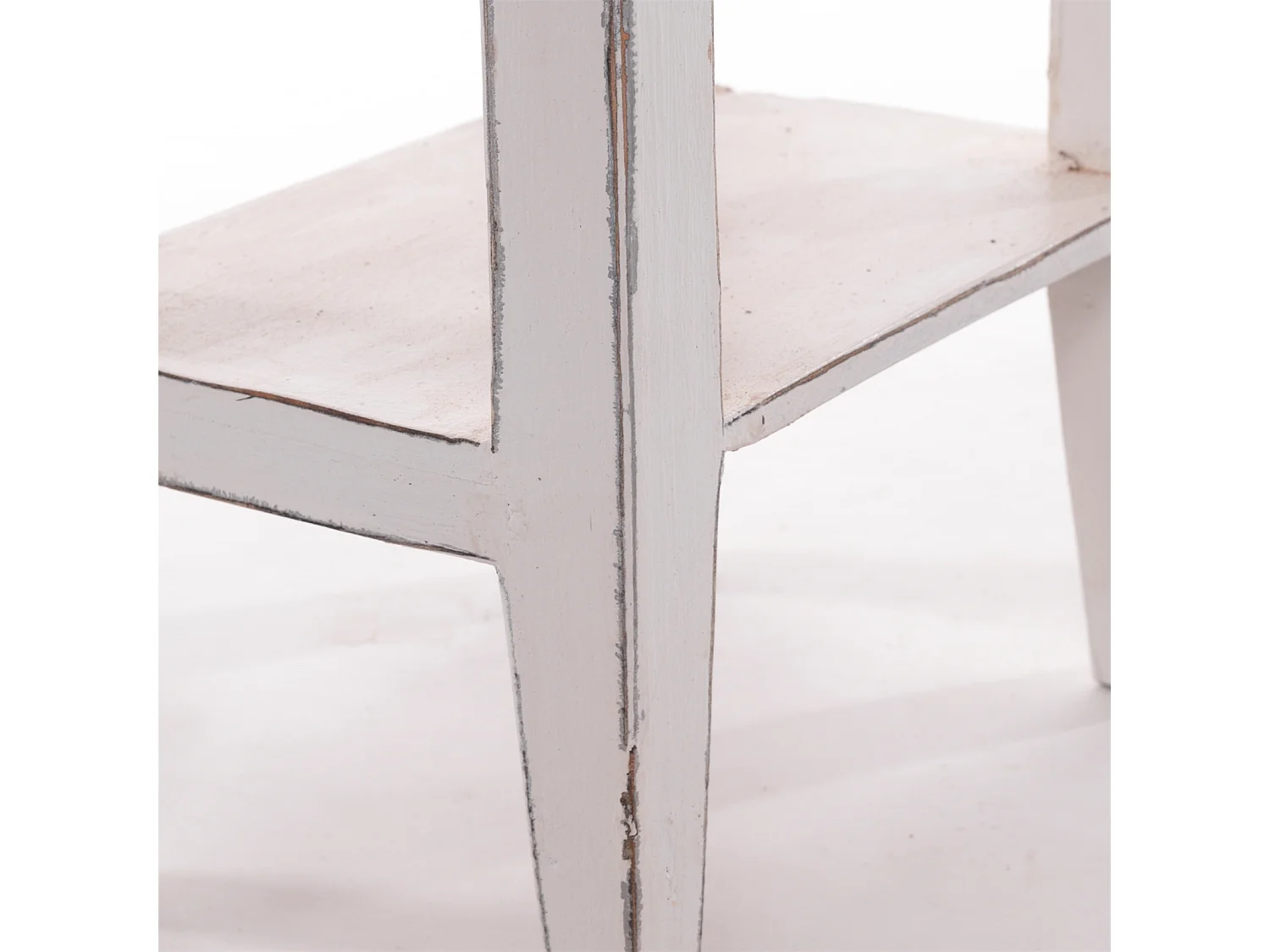 TELEFONTISCH  PLANTA Mahagoni Massivholz, mit Schublade 06 weiß-landhaus