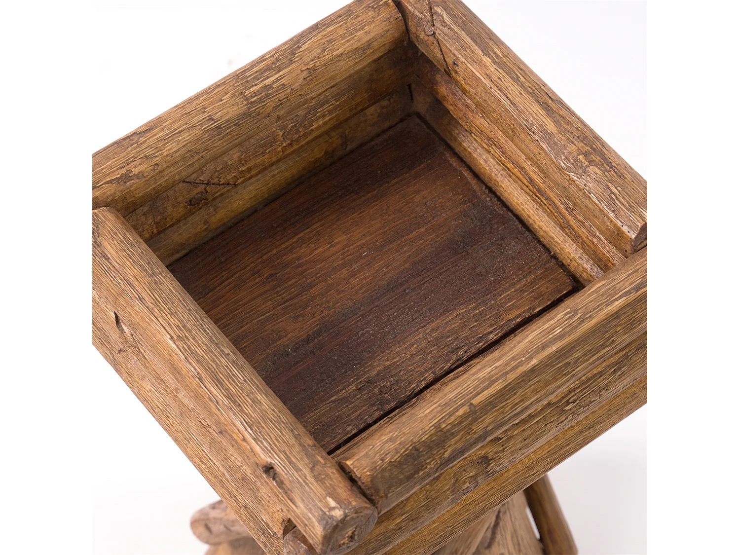 BLUMENTISCH Twist Teakholz