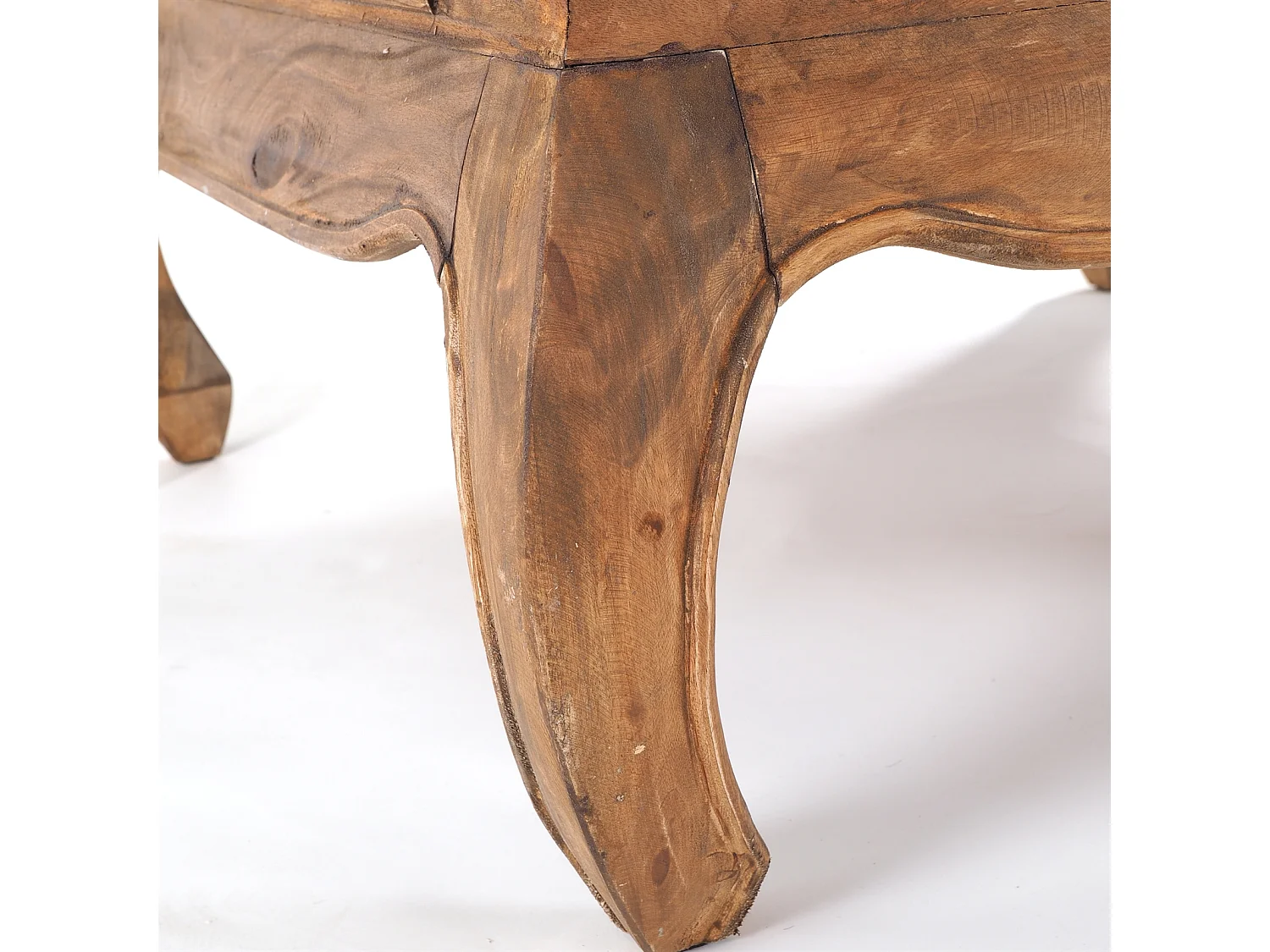 OPIUMTISCH MAHA Massivholz braun