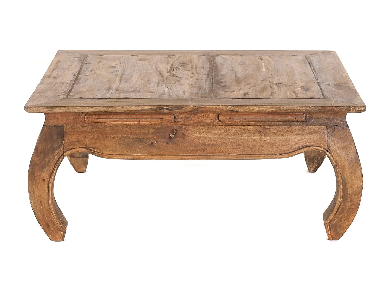 TABLE À OPIUM MAHA Bois massif marron