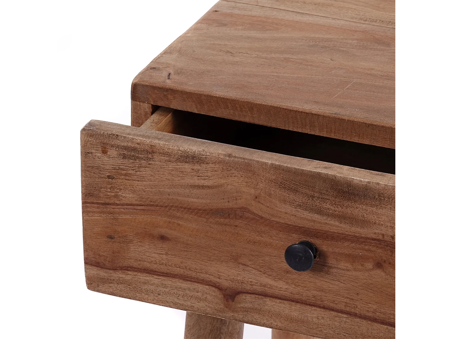 TABLE D'APPOINT Svelte 50 Bois de mahogany, avec tiroir couleurs naturelles