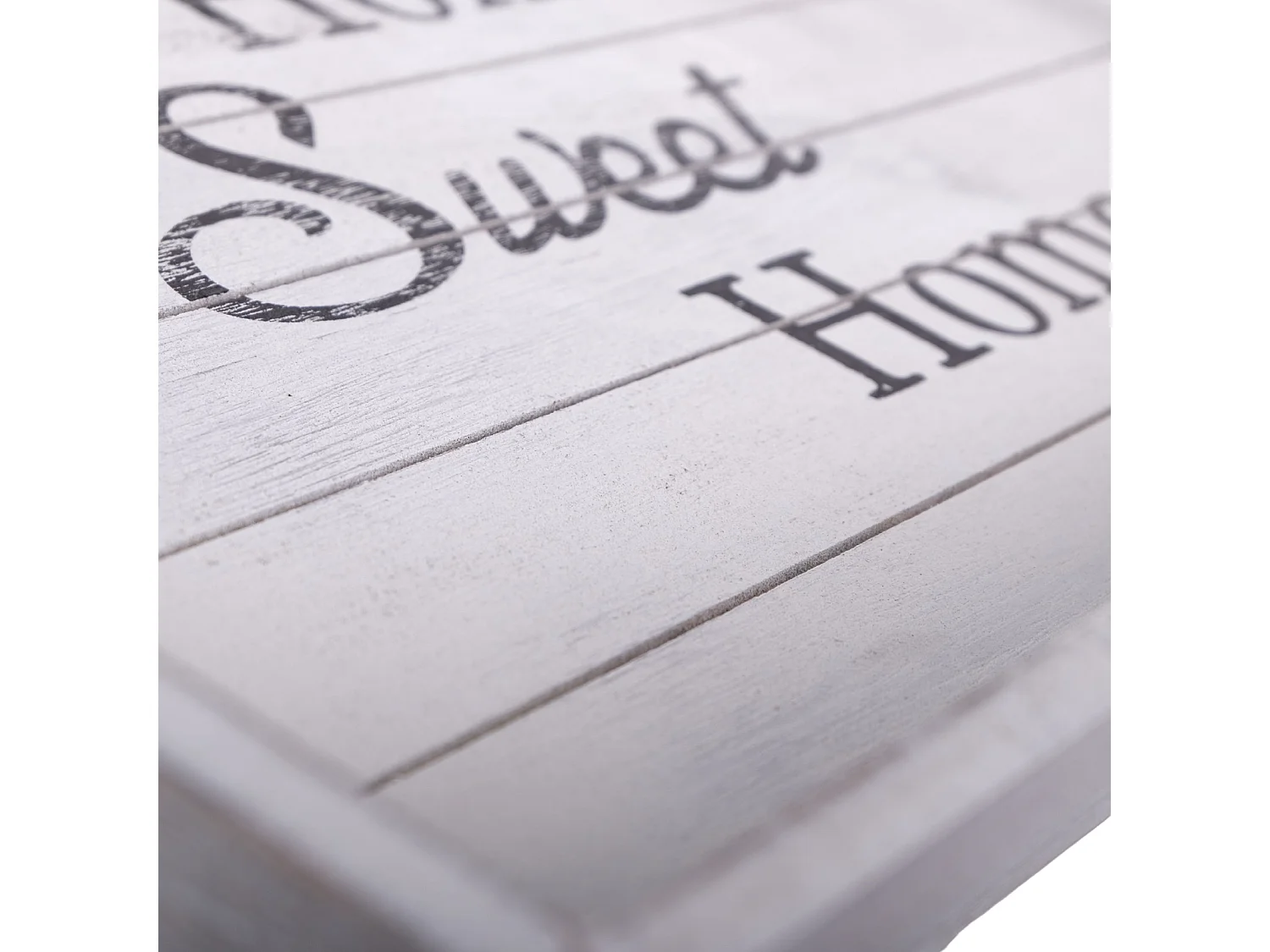 PLATEAU EN BOIS MAISON DOUCE MAISON avec des pieds Vintage blanc