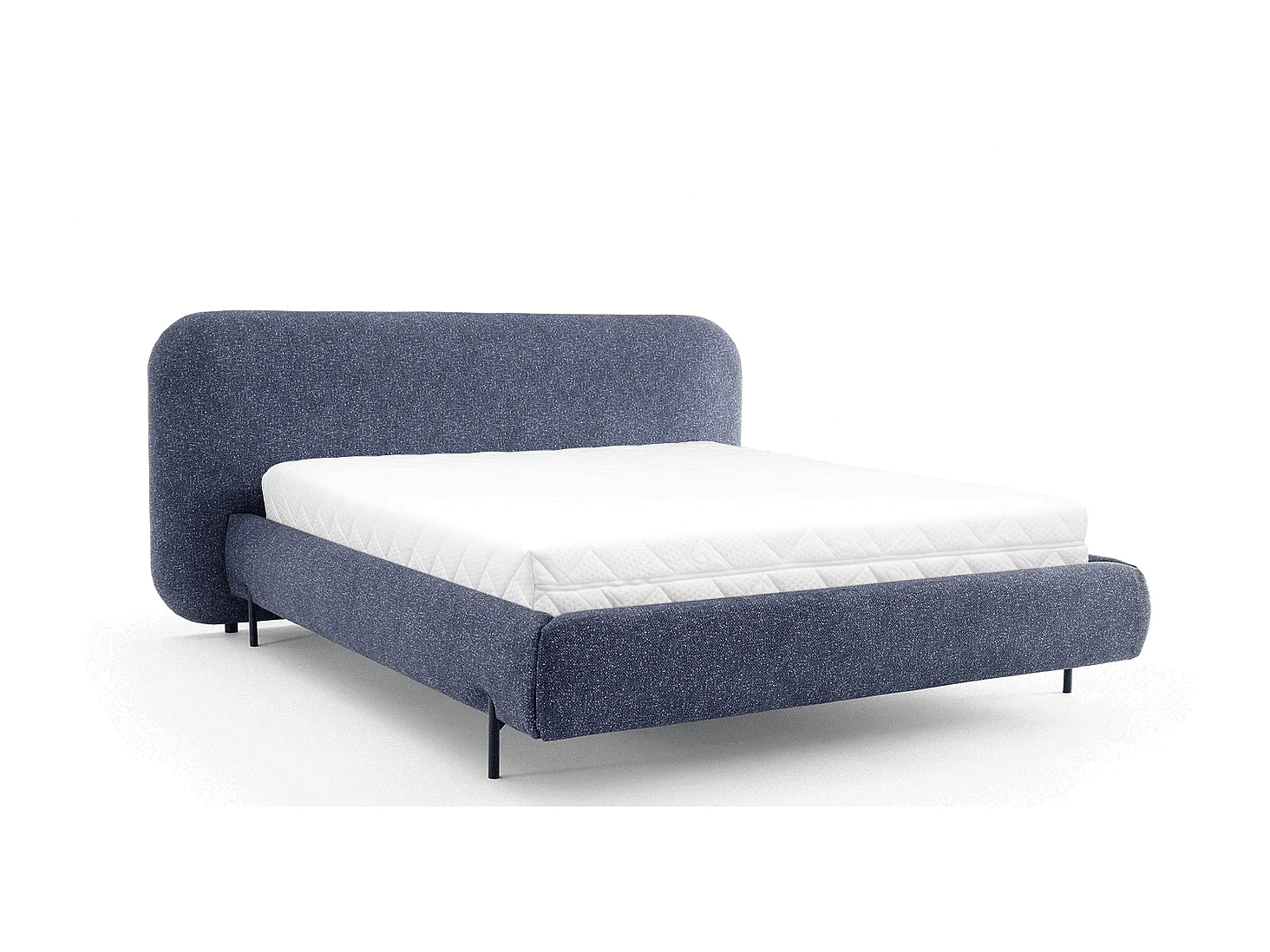 Letto Croft M (160x200)/Tessuto/Antracite