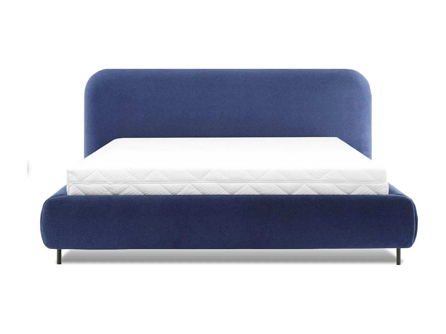 Letto Croft S (140x200)/Tessuto/Bianco