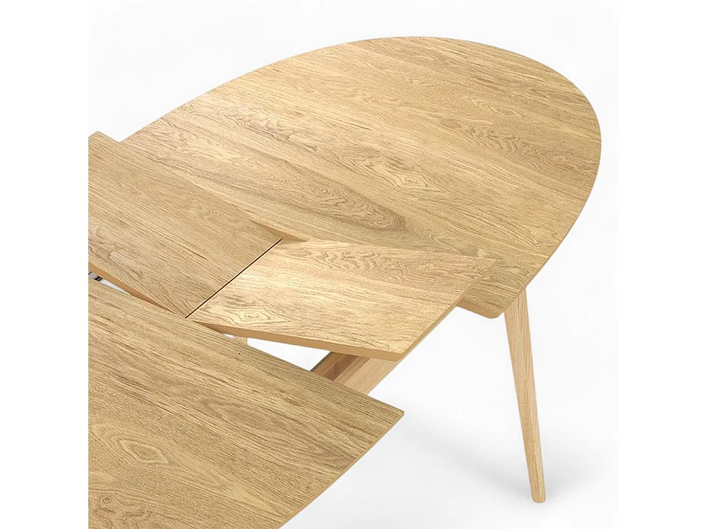 Table et chaises en bois clair 6 personnes - Eddy