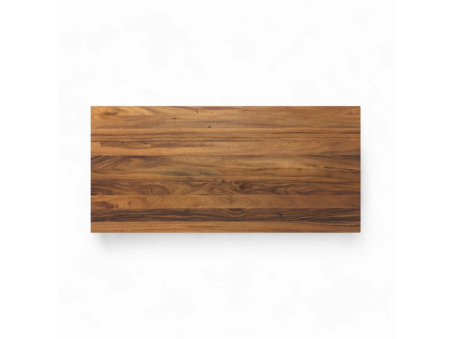 Table et chaises 8 personnes en cuir synthétique beige et bois - Surdiman