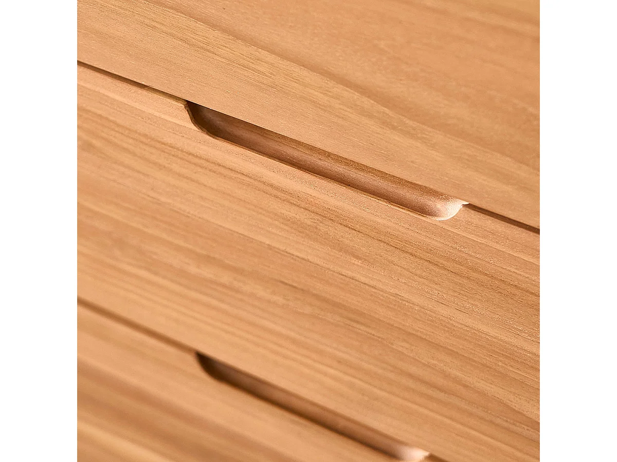 Meuble sous vasque en teck massif 80 cm