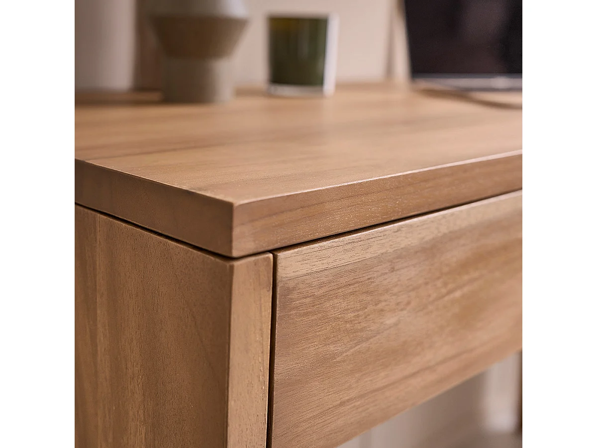Scrivania in teak massello 130 cm