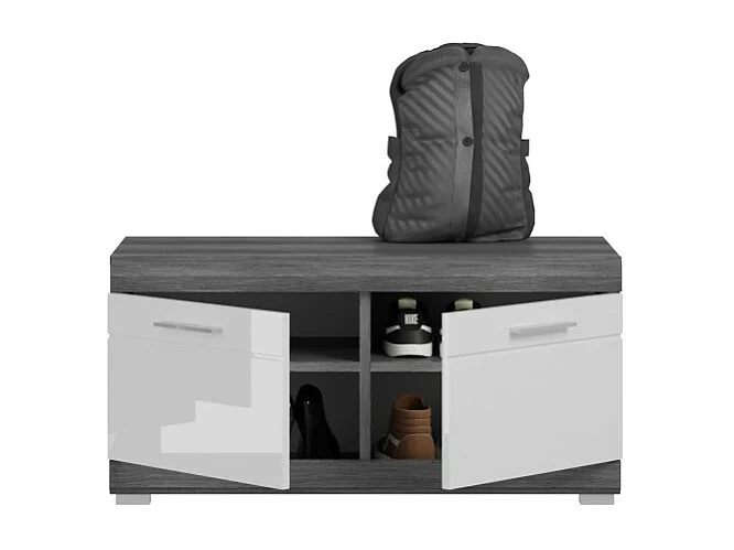 Ensemble d'entrée SCOTT – Meubles avec miroir, buffet et porte-manteaux