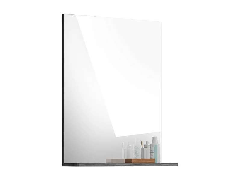 Badkamerspiegel SCOTT – Donkergrijs – 60x79x18 cm