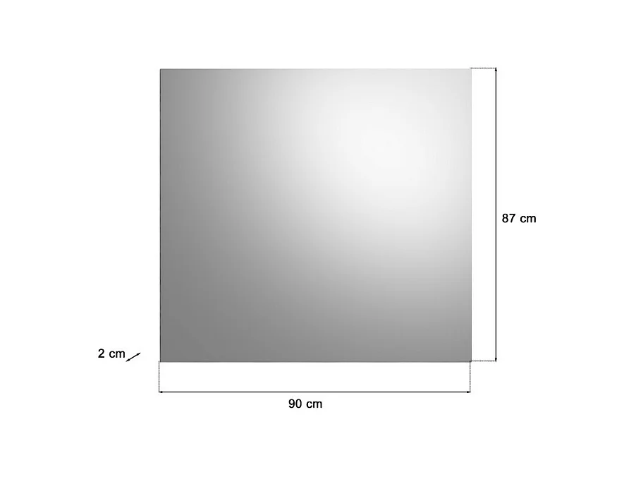 Miroir SCOTT – Design moderne et sans bords