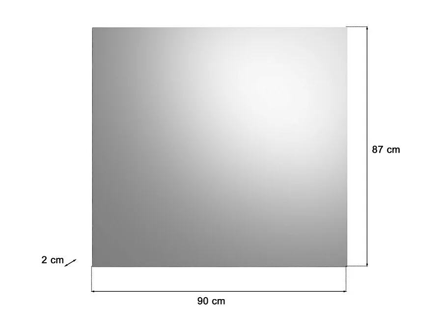 Miroir SCOTT – Design moderne et sans bords