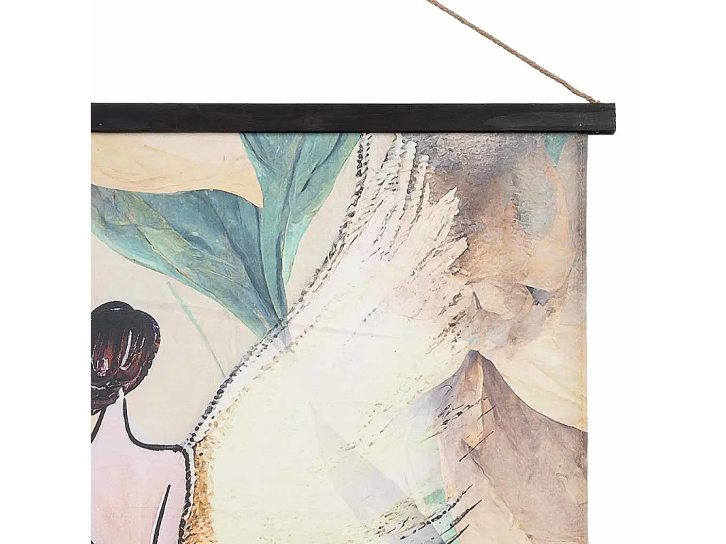 Toile imprimée en parchemin