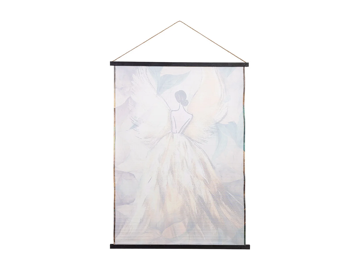 Toile imprimée en parchemin