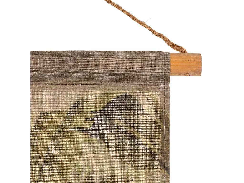 Lienzo pergamino de tela impresa 44x95x2,5