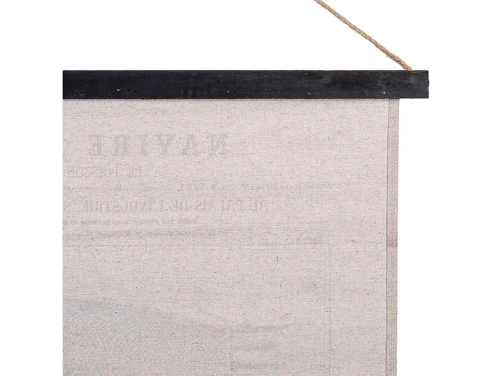 Bedruckte Stoff-Pergamentleinwand