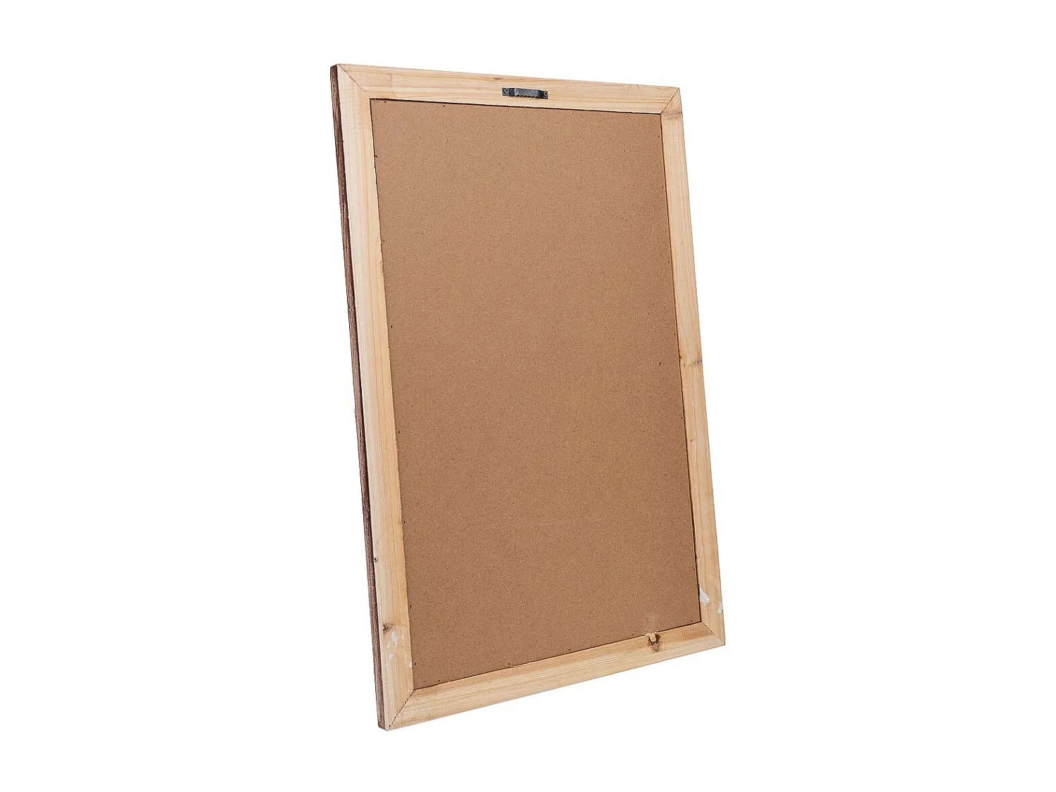 Rahmen aus Holz und bedrucktem Stoff