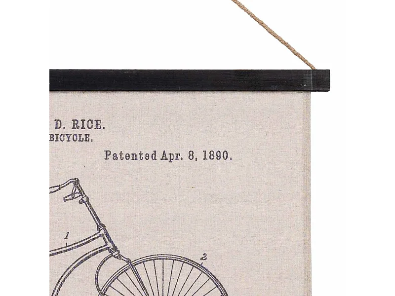 Bedruckte Stoff-Pergamentleinwand