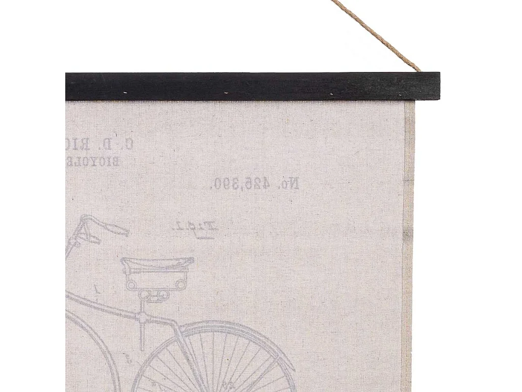 Lona de tecido impressa em pergaminho