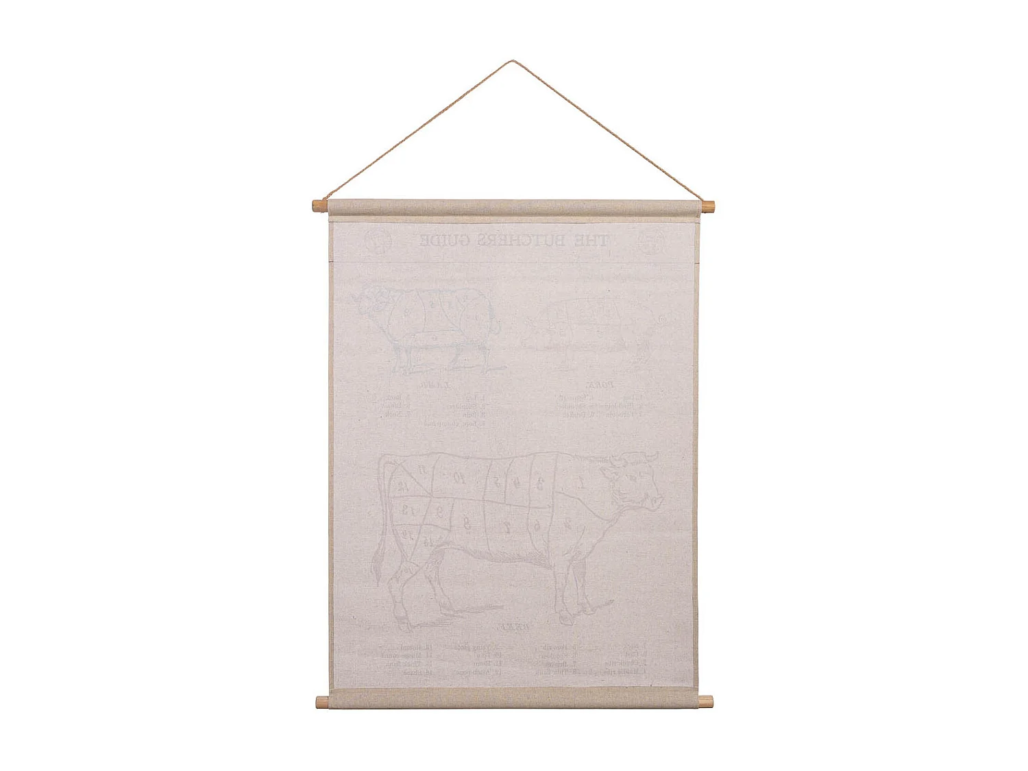 Liezo pergamino de tela impresa 76x97x2,5