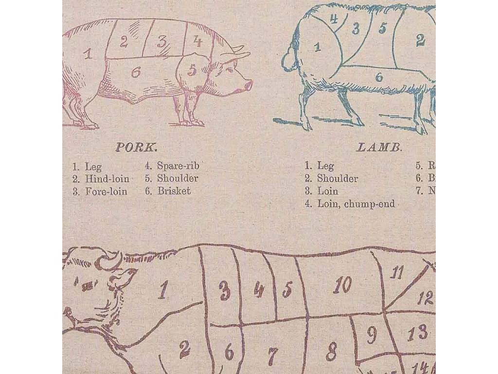 Liezo pergamino de tela impresa 76x97x2,5