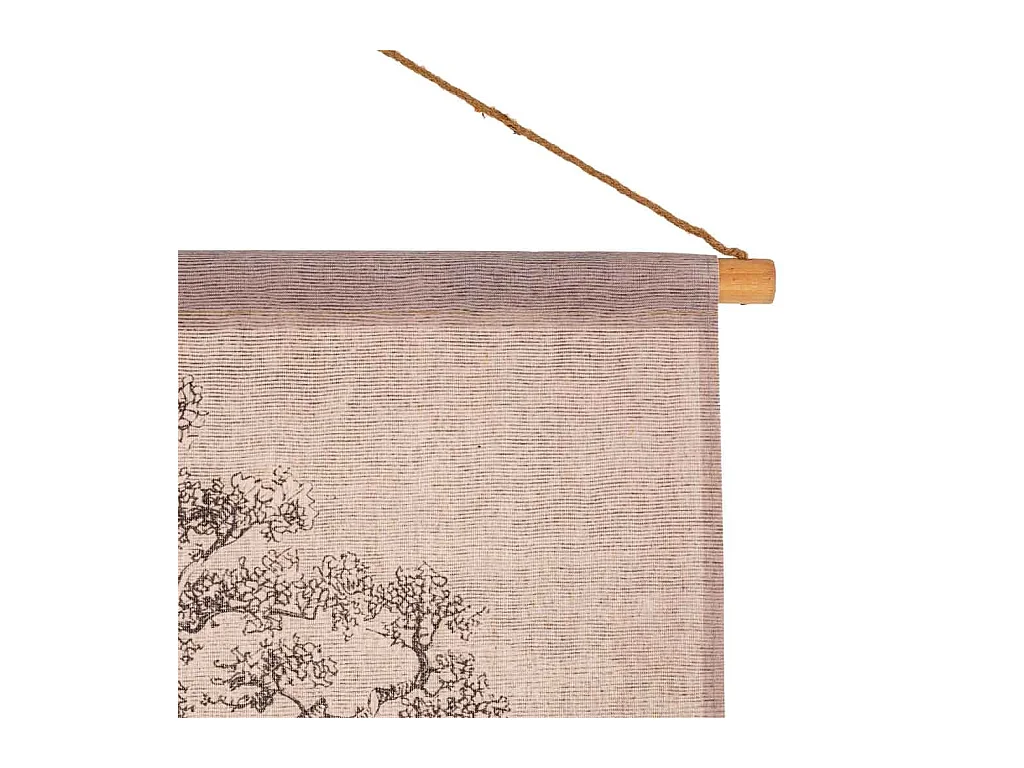 Toile imprimée en parchemin