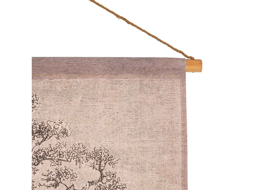 Toile imprimée en parchemin